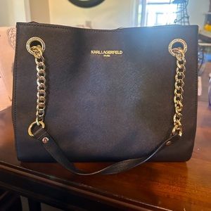 Black and gold purse in excellent condition